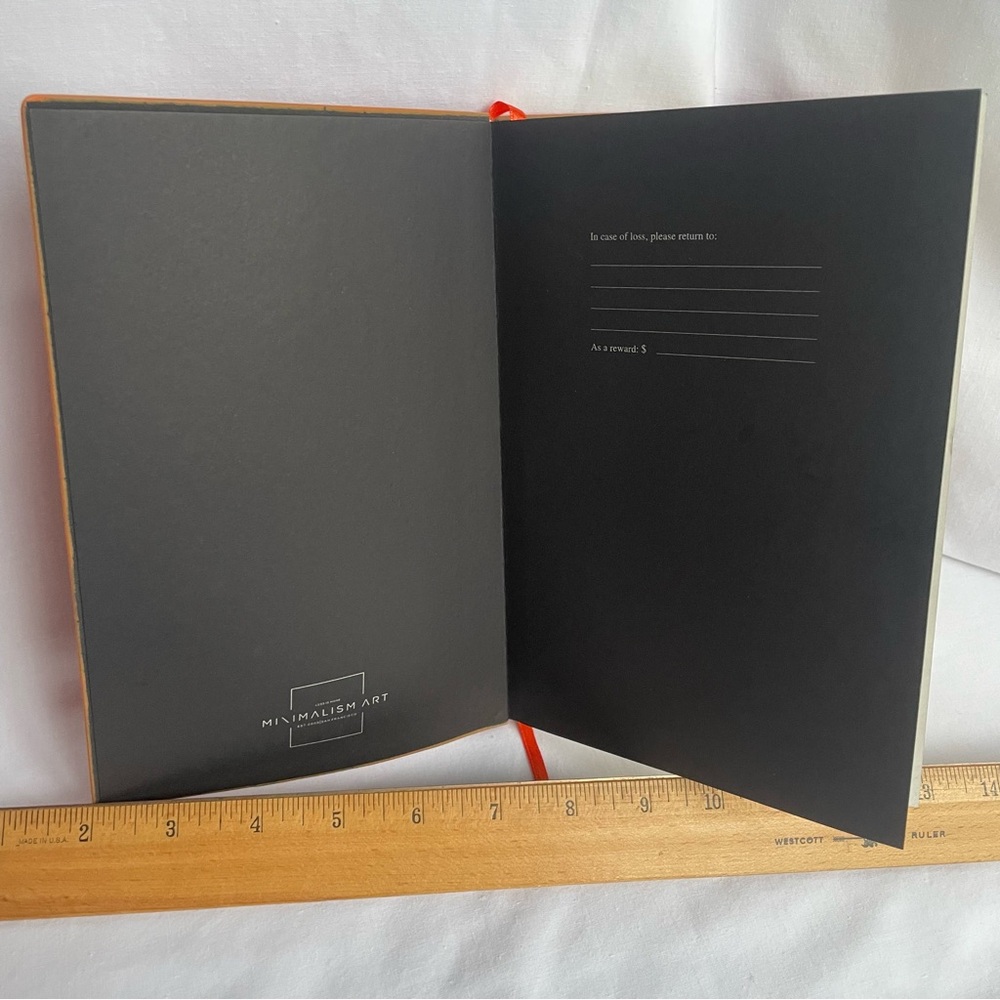 Orange Softcover Dotted Grid Notebook Journal - Picture 3 of 8